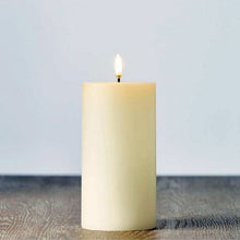 Load image into Gallery viewer, Uyuni Flameless Pillar Candles - Ivory (4 Sizes)
