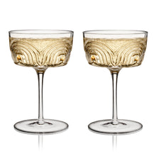 Load image into Gallery viewer, Beau Crystal Cocktail Coupes (Online Only)