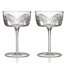 Load image into Gallery viewer, Beau Crystal Cocktail Coupes (Online Only)