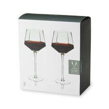 Load image into Gallery viewer, Seneca Diamond Crystal Wine Glasses Set of 2 (Online Only)