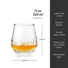 Load image into Gallery viewer, Admiral Crystal Whiskey Heavyweight Glasses (Online Only)