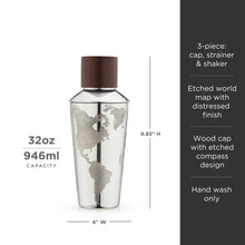 Load image into Gallery viewer, Globe Cocktail Shaker (Online Only)