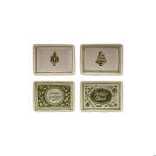 Load image into Gallery viewer, Stoneware Dish with Holiday Design/Saying (4 Styles)