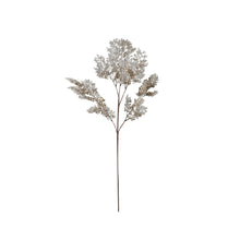 Load image into Gallery viewer, Faux Juniper Branch, Brown & Snow Finish