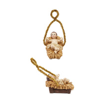 Load image into Gallery viewer, Resin Vintage Reproduction Baby Jesus Ornament