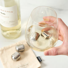 Load image into Gallery viewer, Glacier Rocks Stainless Steel Wine Globes Set of 4 (Online Only)