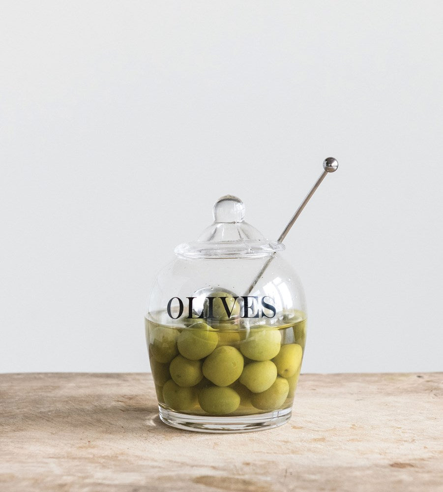 Olive Jar w/Spoon – Smith & York Co.