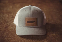 Load image into Gallery viewer, Leather Patch Trucker Hat
