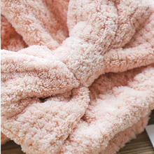 Load image into Gallery viewer, Plush Bow Knot Quick-Dry Hair Towel Wrap (3 Colors)
