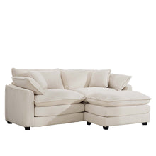 Load image into Gallery viewer, Modern Oversized Modular Cushion Sofa With Ottoman [Online Only]
