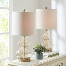Load image into Gallery viewer, Ellipse Curved Glass Table Lamp, Set of 2 [Online Only]
