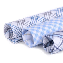 Load image into Gallery viewer, Men's Boxed Fancy Blue Cotton Handkerchiefs 3pcs Set
