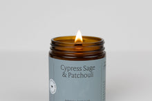 Load image into Gallery viewer, Cypress Sage &amp; Patchouli Essential Oil Jar Candle
