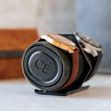 Load image into Gallery viewer, 2-Slot Travel Watch Roll (Brown)
