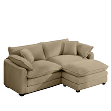 Load image into Gallery viewer, Modern Oversized Modular Cushion Sofa With Ottoman [Online Only]
