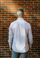 Load image into Gallery viewer, Stone Red Plaid No Tuck Long-Sleeve Shirt
