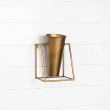 Load image into Gallery viewer, Antique Gold Single Bucket Stand
