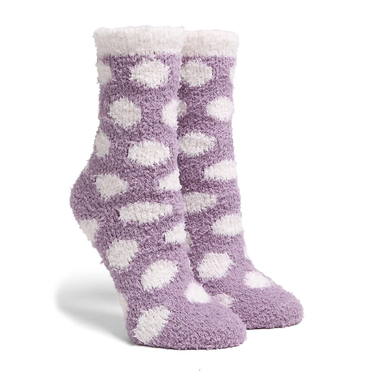 Luxury Soft Polka Dot Mini Crew Winter Socks