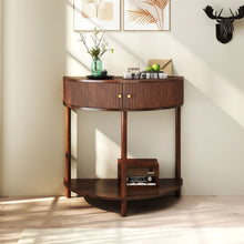 Load image into Gallery viewer, Demi Lune Console Table With 2 Storage Drawers [Online Only]
