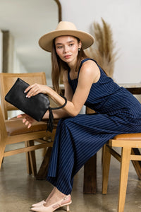 Braided Ring Handle Wristlet Clutch (Various Colors)