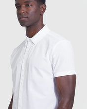 Load image into Gallery viewer, Short Sleeve Button Up Shirt Commuter White
