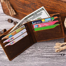 Load image into Gallery viewer, Leather Bifold Wallet
