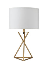 Load image into Gallery viewer, Ester Mid-Century Metal Table Lamp in Matte Gold [Online Only]
