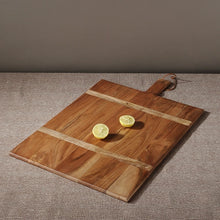 Load image into Gallery viewer, Striped Wood Cutting Board
