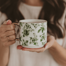 Load image into Gallery viewer, Green Delft Coffee Mug
