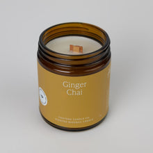 Load image into Gallery viewer, Ginger Chai Essential Oil Beeswax Jar Candle
