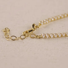 Load image into Gallery viewer, 18k Gold Filled 4mm Marquise Tennis Bracelet
