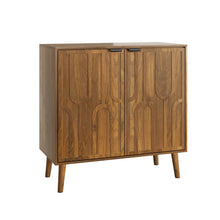 Load image into Gallery viewer, Farmhouse Style Sideboard Buffet Cabinet With Storage Bar Cabinet - Walnut [Online Only]
