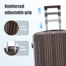 Load image into Gallery viewer, Brown 3-Piece ABS Spinner Wheel Luggage Set [Online Only]

