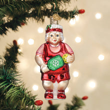 Load image into Gallery viewer, Pickleball Mrs. Claus Ornament [Online Only]
