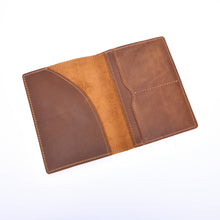 Load image into Gallery viewer, Genuine Leather Passport Cover
