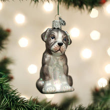 Load image into Gallery viewer, Puppy Pitbull Christmas Ornament [Online Only]

