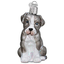 Load image into Gallery viewer, Puppy Pitbull Christmas Ornament [Online Only]

