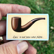 Load image into Gallery viewer, This Is Not a Pipe Magritte Matchbox
