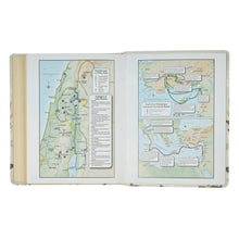 Load image into Gallery viewer, KJV Note-Taking Bible Faux Leather Floral Printed Psalm 91:4
