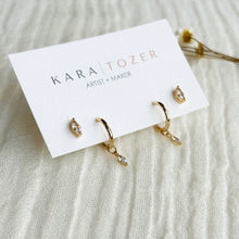 Load image into Gallery viewer, Marquise Hoop Stacking Set #4
