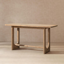 Load image into Gallery viewer, Turnkey Trestle Console Table - Antique Brown [Online Only]
