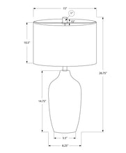 Load image into Gallery viewer, Gray Resin Contemporary Table Lamp
