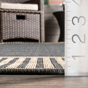 3x5 Asha Simple Border Indoor/Outdoor Area Rug