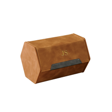 Load image into Gallery viewer, 2-Slot Travel Watch Roll (Brown)
