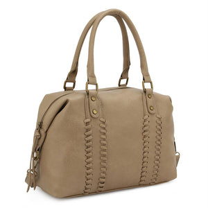 Bridget Casual Duffle Bag, Soft Distressed Vegan Leather (Various Colors)