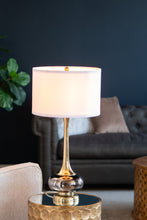 Load image into Gallery viewer, Table Lamp with Glass and Drum Shade [Online Only]
