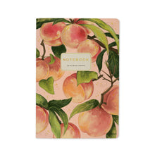 Load image into Gallery viewer, Peaches on the Tree A5 Notebook
