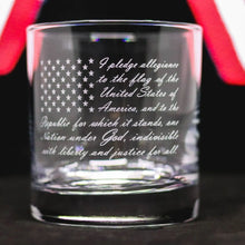 Load image into Gallery viewer, Pledge of Allegiance Etched Whiskey Glass
