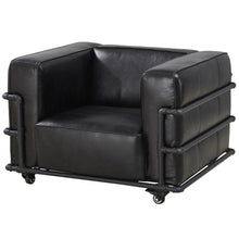 Load image into Gallery viewer, Henry Industrial Modern Leather Arm Chair (2 Colors Available) [Online Only]
