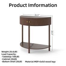 Load image into Gallery viewer, Demi Lune Console Table With 2 Storage Drawers [Online Only]
